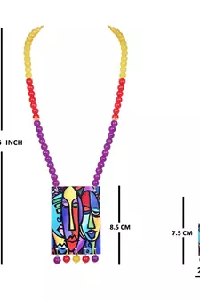 Purple necklaces