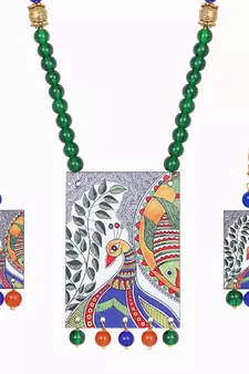 Green necklaces