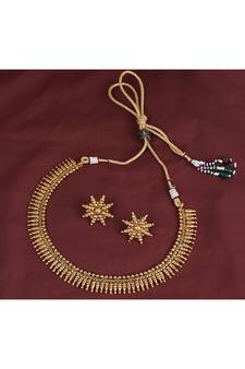 Gold necklaces