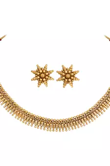 Gold necklaces