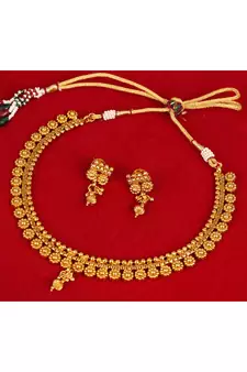 Gold necklaces