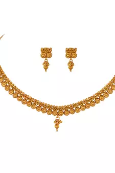 Gold necklaces