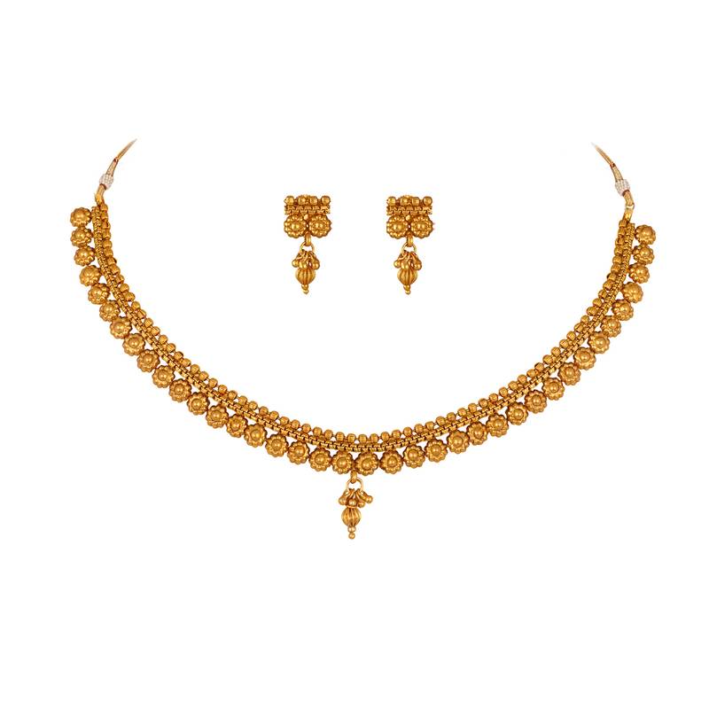 Gold necklaces