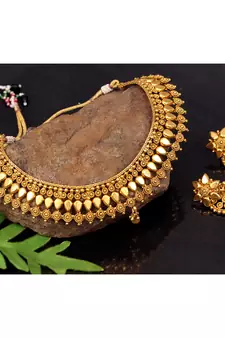 Gold necklaces