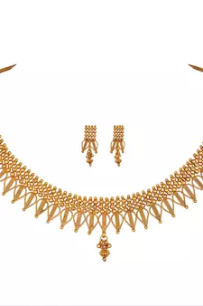 Gold necklaces