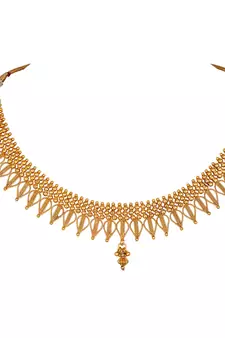 Gold necklaces