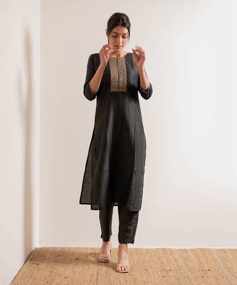 Olive Green Reet Straight Fit  Suit Set 8