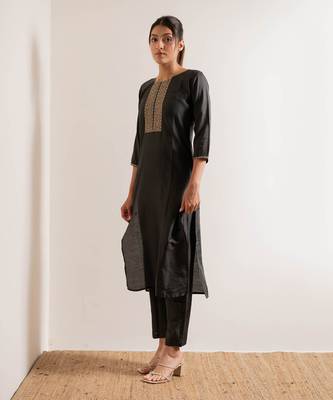 Olive Green Reet Straight Fit  Suit Set 10