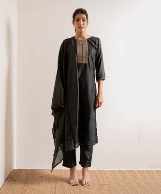 Olive Green Reet Straight Fit  Suit Set 1