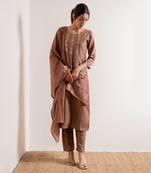 Nude Ruhani Straight Fit Kurta Set