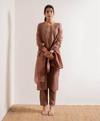 Nude Ruhani Straight Fit Kurta Set 13
