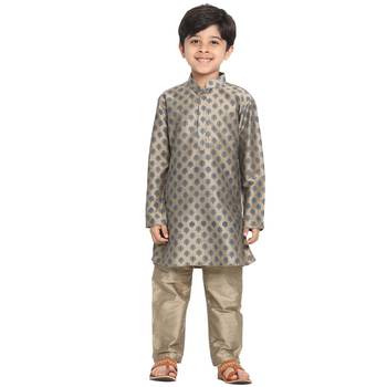  Chiku Cotton Blend Kurta Pyjama Set 2
