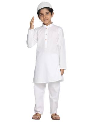  White Kurta Pyjama Set 2