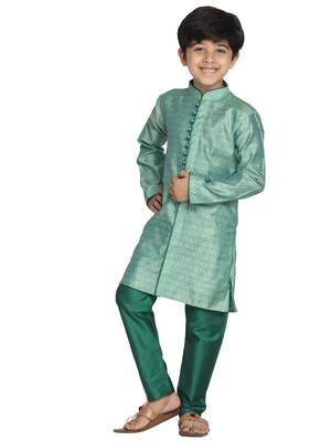  Green Kurta Pyjama Set 2