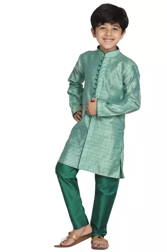  Green Kurta Pyjama Set