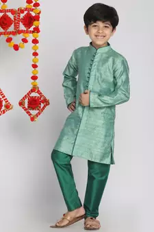  Green Kurta Pyjama Set