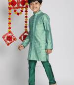  Green Kurta Pyjama Set