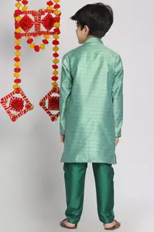  Green Kurta Pyjama Set