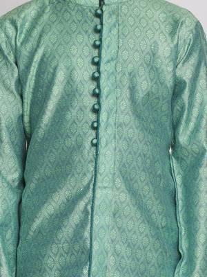  Green Kurta Pyjama Set 5
