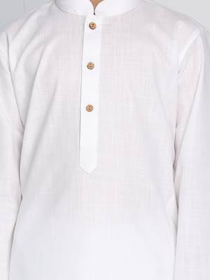  White Kurta And Dhoti Set 5