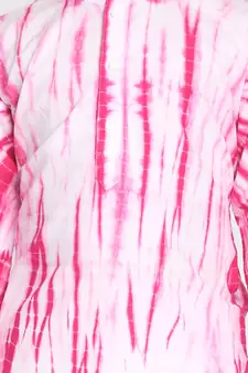  Pink And White Kurta Pyjama Set