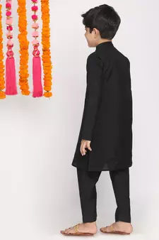  Black Kurta Pyjama Set