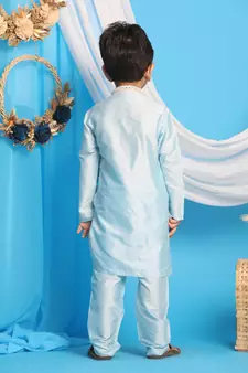  Aqua Kurta And Pyjama