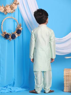  Mint Green Kurta And Pyjama 4