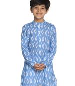 VASTRAMAY Boys' Aqua Kurta