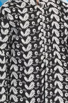  Black And White Kurta Pyjama Set