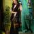 You are sure to look confident and glamorous in this black cotton handwoven saree. It has small motifs woven all over.