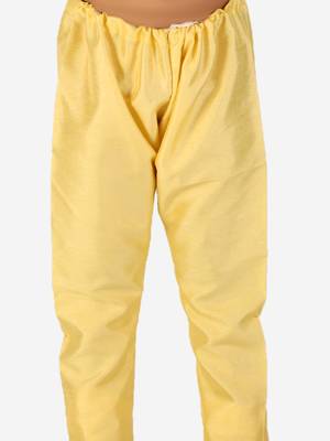 Yellow Stripes SIlk Jacquard Kurta Pajama Set // Traditional Wear 7