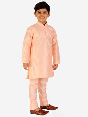 Green Stripes SIlk Jacquard Kurta Pajama Set // Traditional Wear 2