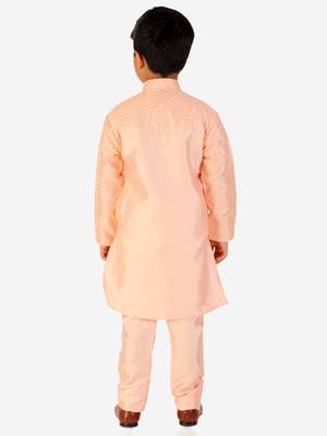 Green Stripes SIlk Jacquard Kurta Pajama Set // Traditional Wear 5