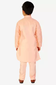 Green Stripes SIlk Jacquard Kurta Pajama Set // Traditional Wear