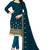 Multicolor embroidered georgette salwar