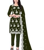 Multicolor embroidered georgette salwar