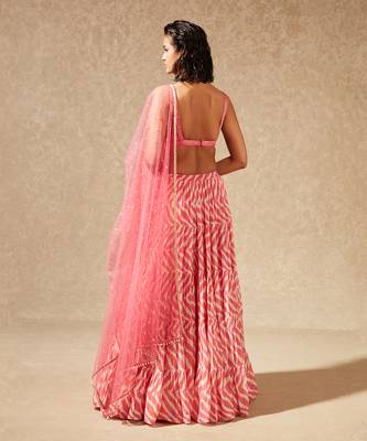 Pink Akira Tiered Skirt 2