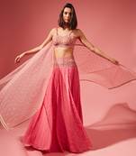 Pink Amika Skirt Set