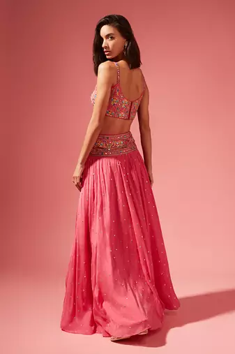 Pink Amika Skirt Set