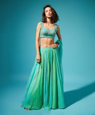 Blue Haya Skirt Set 1
