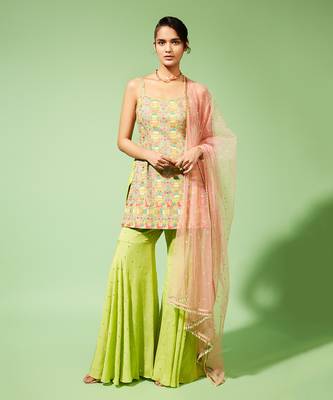 Green Kiyomi Tunic Set 1