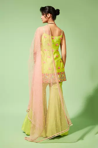 Green Kiyomi Tunic Set