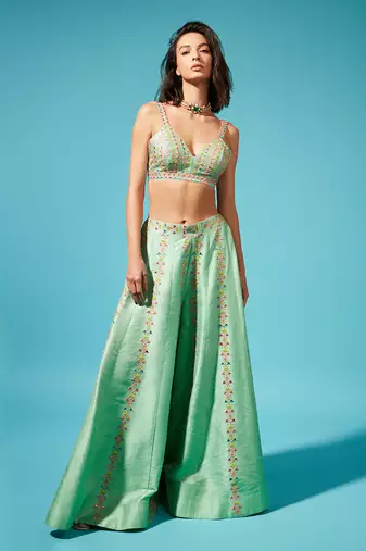 Blue Maria Pant Set