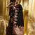 HOUSE OF BEGUMs Women's Handloom Black Thanjavur Silk Saree with blouse piece