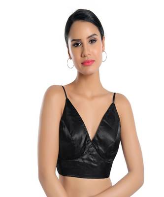 Tissue Padded V-Neck Blouse 1