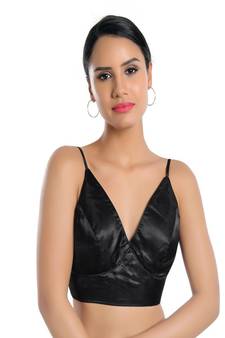 Tissue Padded V-Neck Blouse