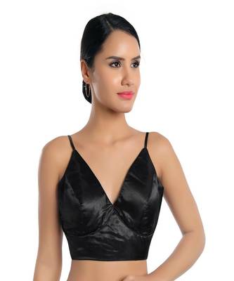 Tissue Padded V-Neck Blouse 3