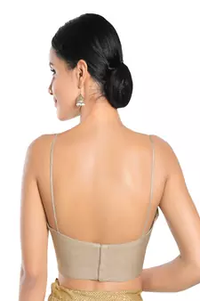 Tissue Padded V-Neck Blouse