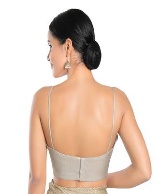 Tissue Padded V-Neck Blouse 2